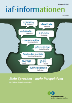Cover Zeitschrift iaf-informationen Mehrsprachigkeit