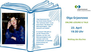 Lesung & Talk Olga Grjasnowa