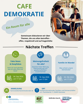 Veranstaltungen Termine Demokratie Cafe