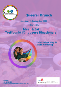 Flyer Queerer Brunch Hamburg