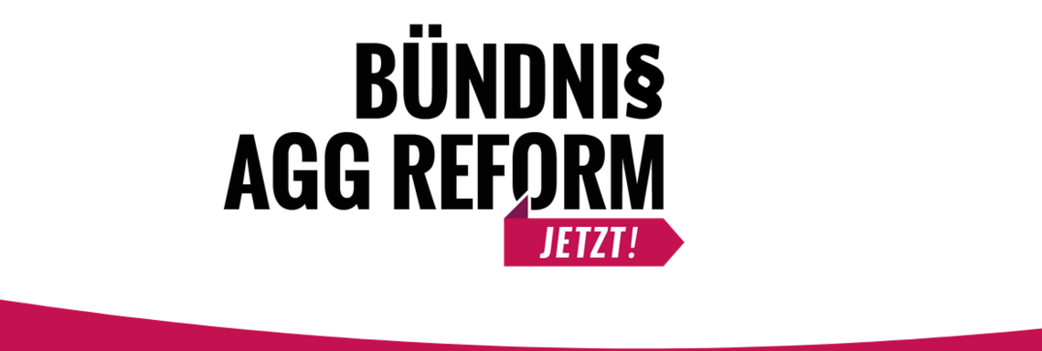 Logo Bündnis AGG Reform Jetzt